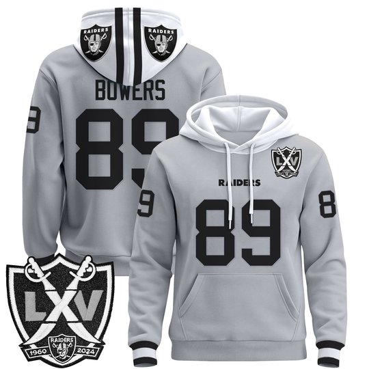 Men's Las Vegas Raiders 2025 Premium Pullover Hoodie - All Stitched