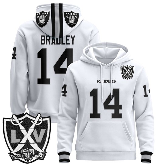 Men's Las Vegas Raiders 2025 Premium Pullover Hoodie - All Stitched
