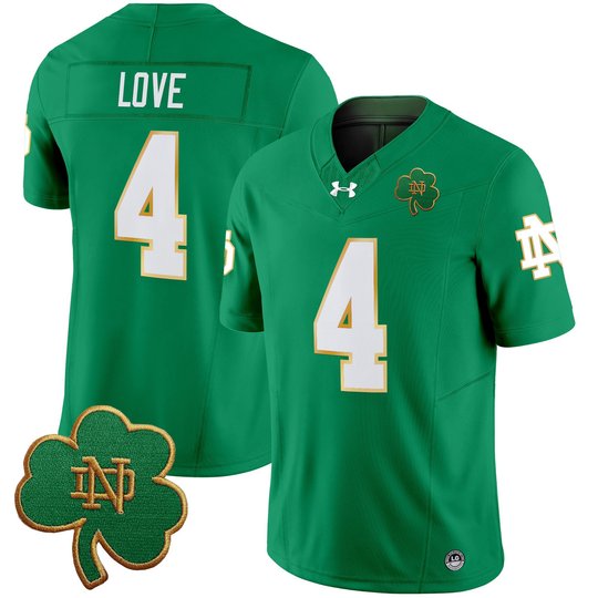 Men's Notre Dame Fighting Irish 2025 Vapor Limited Jersey V3 - All Stitched