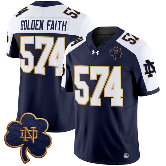 Men's Notre Dame Fighting Irish 2025 Vapor Limited Jersey V3 - All Stitched