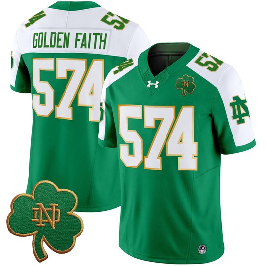 Men's Notre Dame Fighting Irish 2025 Vapor Limited Jersey V3 - All Stitched