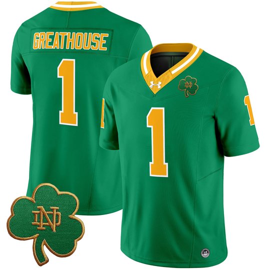 Men's Notre Dame Fighting Irish 2025 Vapor Limited Jersey V3 - All Stitched