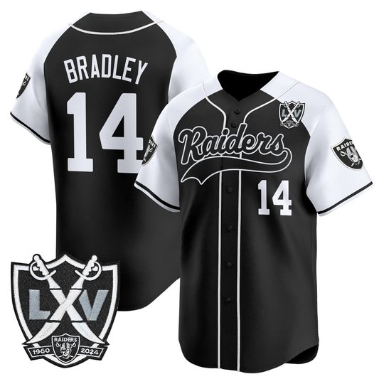 Men's Las Vegas Raiders 65th Anniversary Patch Vapor Baseball Jersey - All Stitched