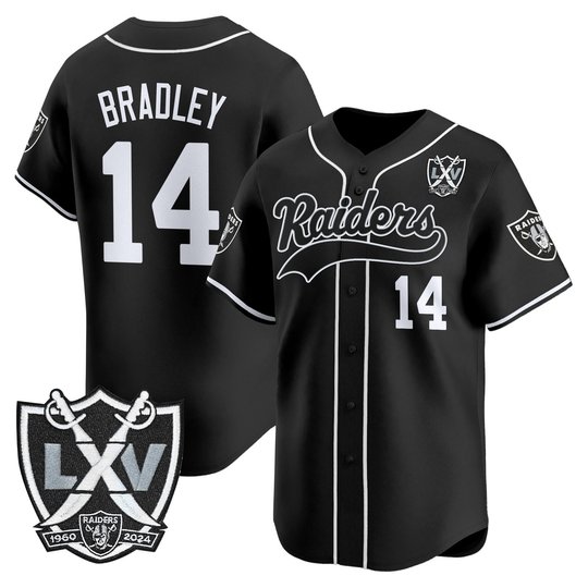 Men's Las Vegas Raiders 65th Anniversary Patch Vapor Baseball Jersey - All Stitched