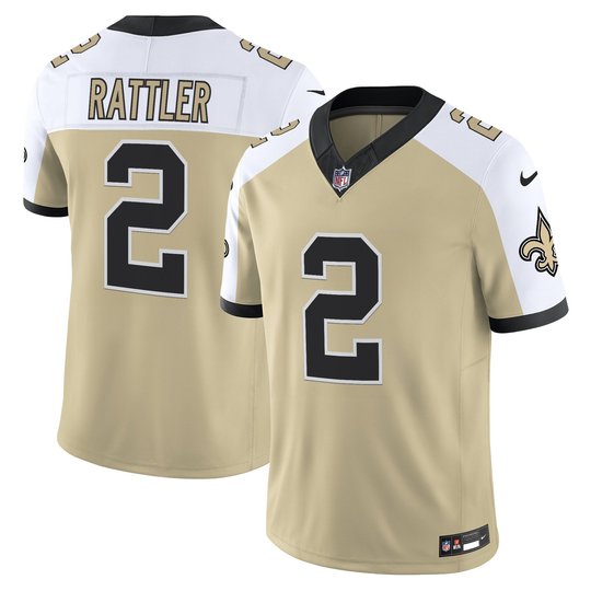 Men's New Orleans Saints 'Gameday Golds Edition' Vapor Jersey - All Stitched