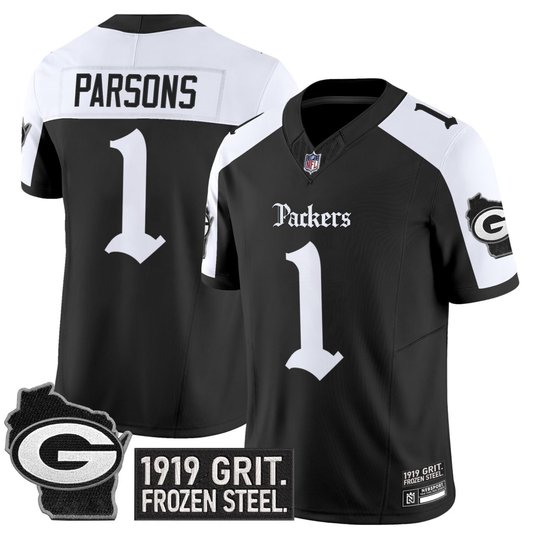 Men's Green Bay Packers 'Gothic Frozen Tundra Edition' Vapor Limited Jersey - All Stitched