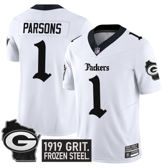 Men's Green Bay Packers 'Gothic Frozen Tundra Edition' Vapor Limited Jersey - All Stitched