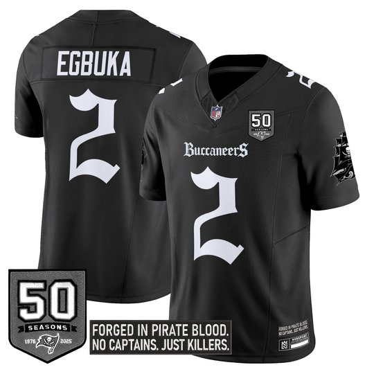 Men's Tampa Bay Buccaneers 'Gothic Pirate Shadows Edition' Vapor Limited Jersey - All Stitched