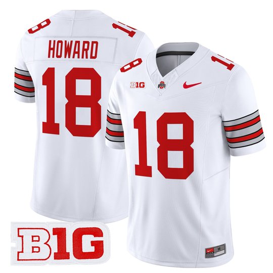 Men's Ohio State Buckeyes 'Heritage Stripe' 2025/26 Vapor Limited Jersey - All Stitched