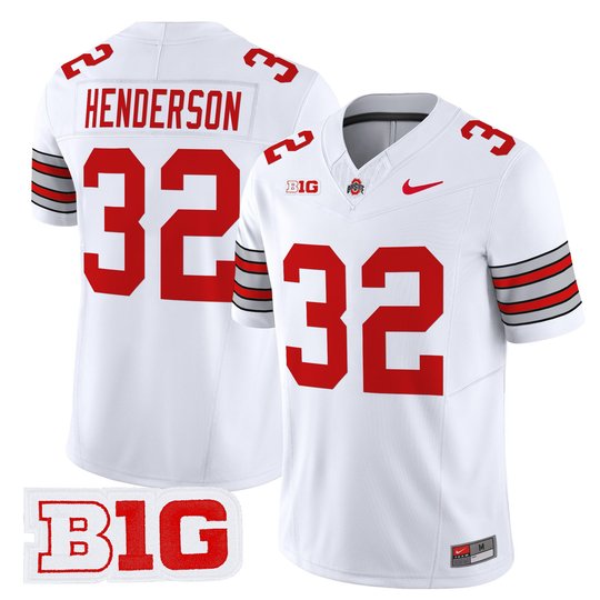 Men's Ohio State Buckeyes 'Heritage Stripe' 2025/26 Vapor Limited Jersey - All Stitched