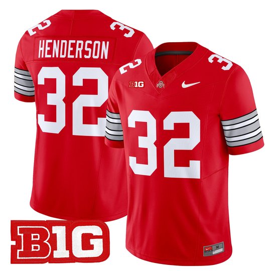 Men's Ohio State Buckeyes 'Heritage Stripe' 2025/26 Vapor Limited Jersey - All Stitched