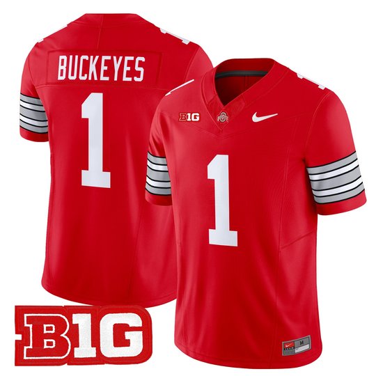 Men's Ohio State Buckeyes 'Heritage Stripe' 2025/26 Vapor Limited Jersey - All Stitched