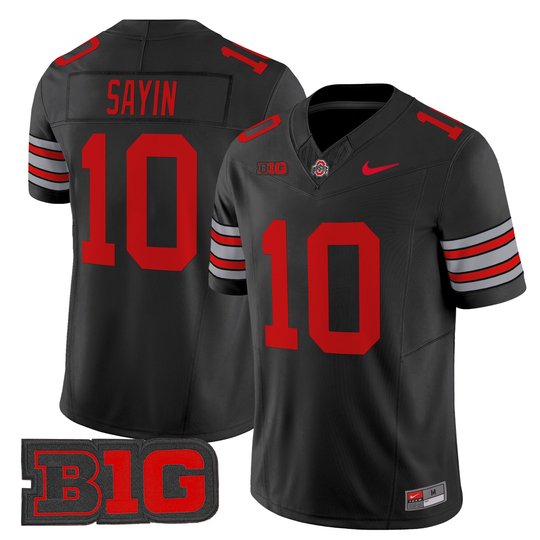 Men's Ohio State Buckeyes 'Heritage Stripe' 2025/26 Vapor Limited Jersey - All Stitched