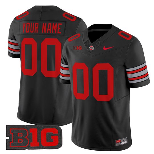 Ohio State Buckeyes 'Heritage Stripe' 2025/26 Vapor Limited Custom Jersey - All Stitched