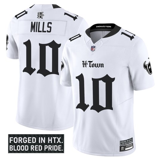 Men's Houston Texans 'Gothic Lone Star Shadows Edition' Vapor Limited Jersey - All Stitched