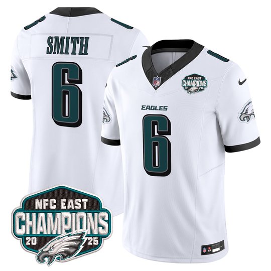 Men's Philadelphia Eagles 2025 NFC East Division Champions Vapor Limited Jersey - All Stitched