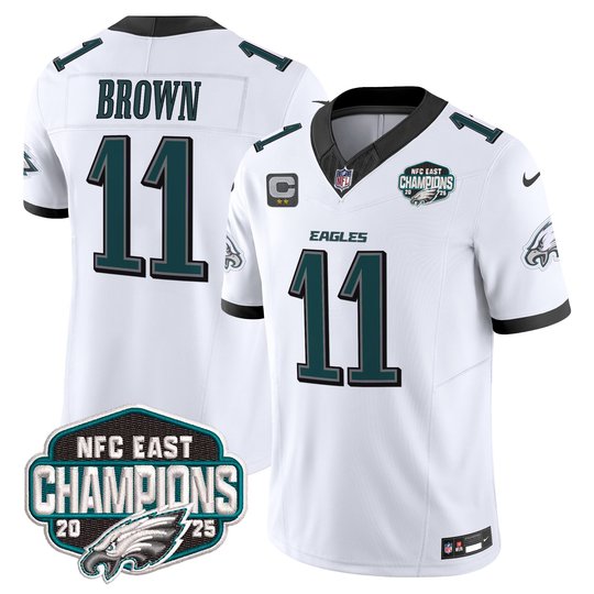 Men's Philadelphia Eagles 2025 NFC East Division Champions Vapor Limited Jersey - All Stitched