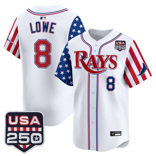 Men's Tampa Bay Rays "America 250 Edition" Vapor Premier Limited Jersey - All Stitched
