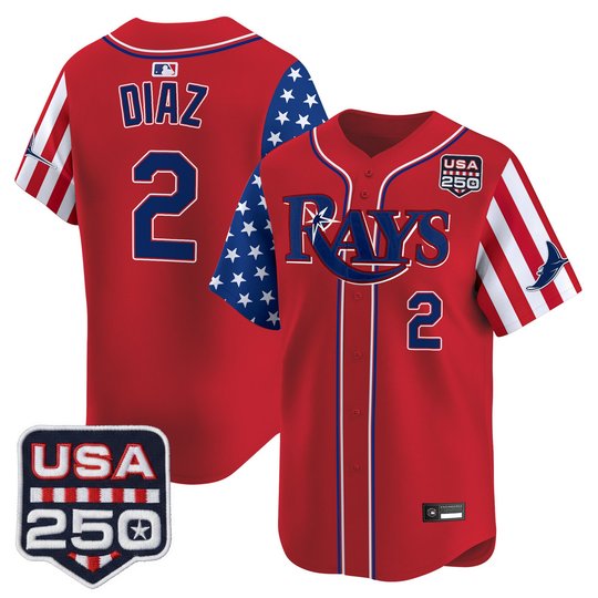 Men's Tampa Bay Rays "America 250 Edition" Vapor Premier Limited Jersey - All Stitched