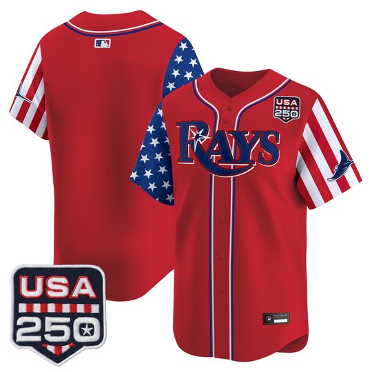Men's Tampa Bay Rays "America 250 Edition" Vapor Premier Limited Jersey - All Stitched