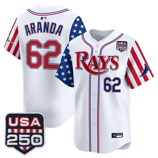 Men's Tampa Bay Rays "America 250 Edition" Vapor Premier Limited Jersey - All Stitched