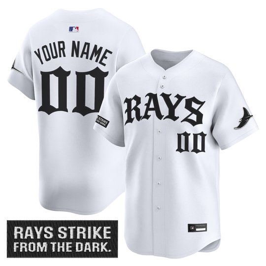 Tampa Bay Rays 'Old English Edition' Vapor Premier Limited Custom Jersey - All Stitched