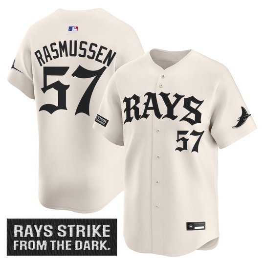 Men's Tampa Bay Rays 'Old English Edition' Vapor Premier Limited Jersey - All Stitched