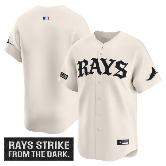 Men's Tampa Bay Rays 'Old English Edition' Vapor Premier Limited Jersey - All Stitched