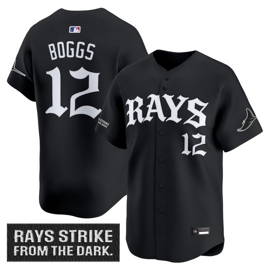 Men's Tampa Bay Rays 'Old English Edition' Vapor Premier Limited Jersey - All Stitched
