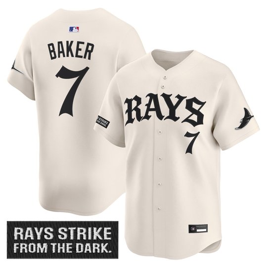 Men's Tampa Bay Rays 'Old English Edition' Vapor Premier Limited Jersey - All Stitched
