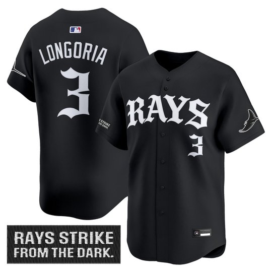 Men's Tampa Bay Rays 'Old English Edition' Vapor Premier Limited Jersey - All Stitched