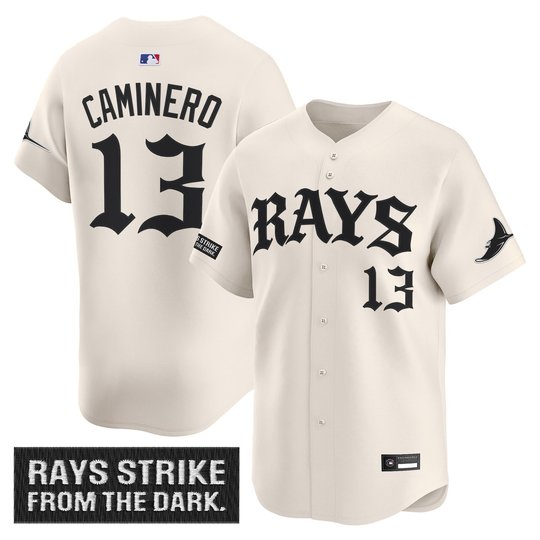 Men's Tampa Bay Rays 'Old English Edition' Vapor Premier Limited Jersey - All Stitched