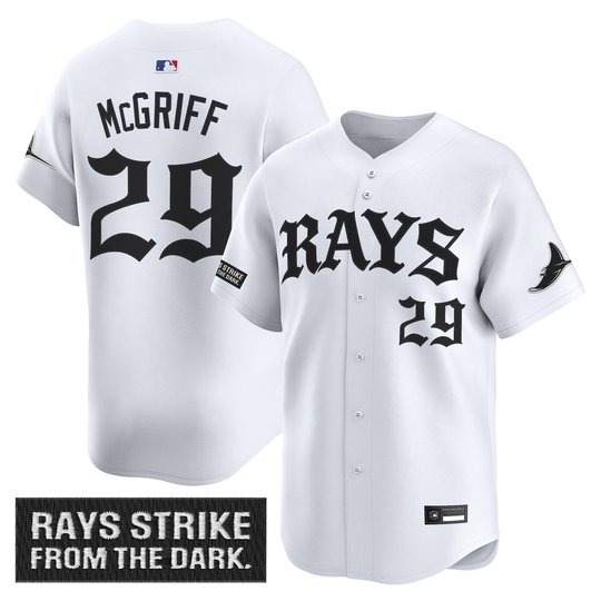 Men's Tampa Bay Rays 'Old English Edition' Vapor Premier Limited Jersey - All Stitched