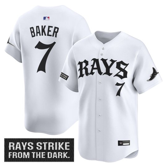 Men's Tampa Bay Rays 'Old English Edition' Vapor Premier Limited Jersey - All Stitched