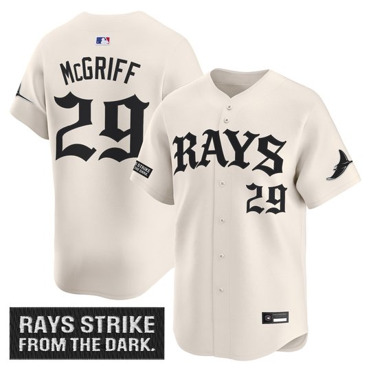 Men's Tampa Bay Rays 'Old English Edition' Vapor Premier Limited Jersey - All Stitched