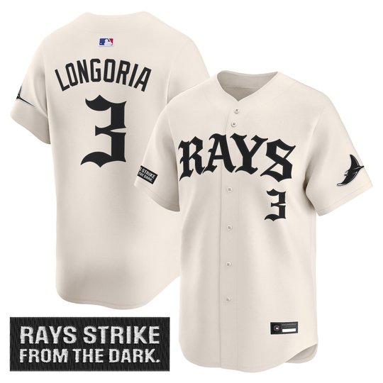 Men's Tampa Bay Rays 'Old English Edition' Vapor Premier Limited Jersey - All Stitched