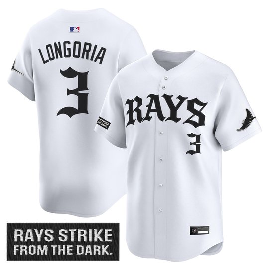 Men's Tampa Bay Rays 'Old English Edition' Vapor Premier Limited Jersey - All Stitched