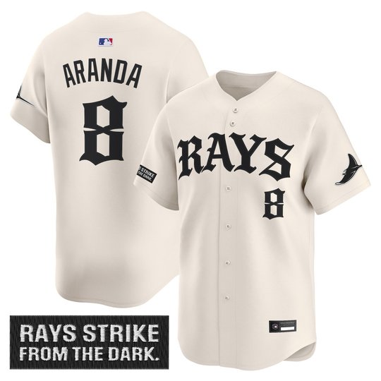 Men's Tampa Bay Rays 'Old English Edition' Vapor Premier Limited Jersey - All Stitched