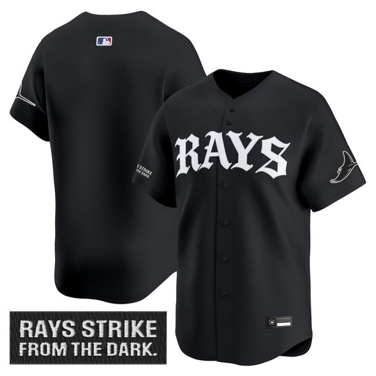 Men's Tampa Bay Rays 'Old English Edition' Vapor Premier Limited Jersey - All Stitched