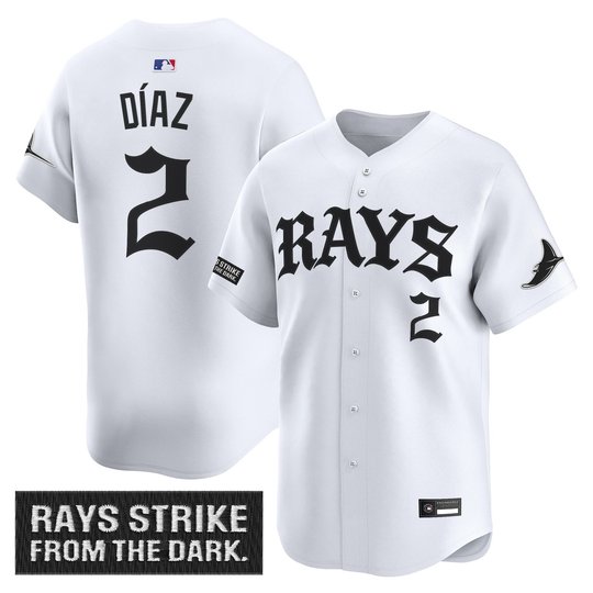Men's Tampa Bay Rays 'Old English Edition' Vapor Premier Limited Jersey - All Stitched