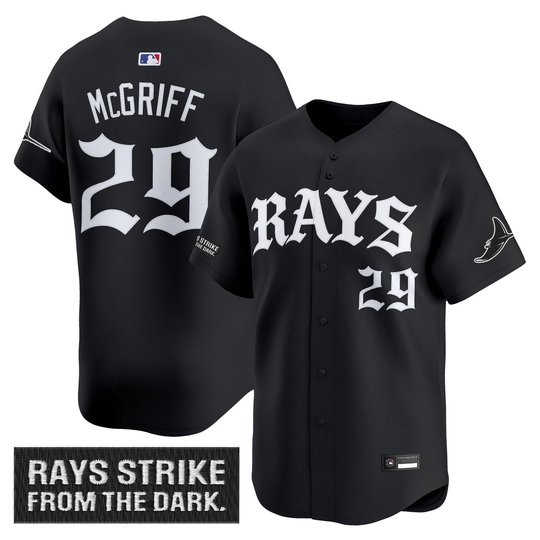 Men's Tampa Bay Rays 'Old English Edition' Vapor Premier Limited Jersey - All Stitched