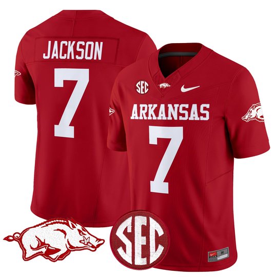 Men's Arkansas Razorbacks 2026 Vapor Limited Jersey - All Stitched