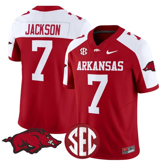 Men's Arkansas Razorbacks 2026 Vapor Limited Jersey - All Stitched
