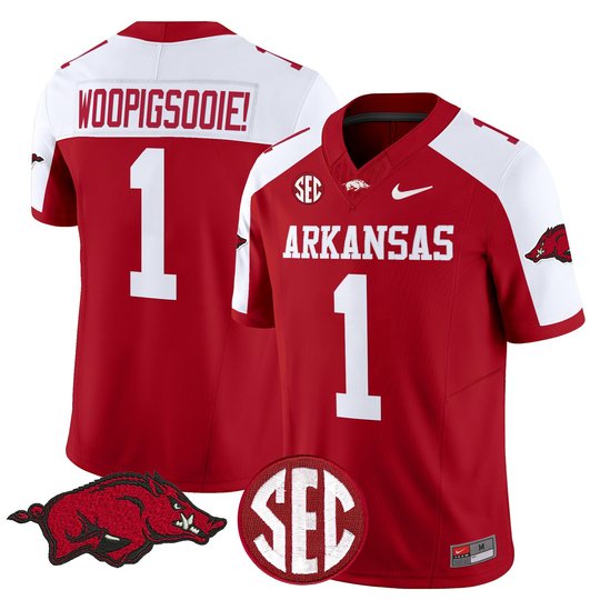 Men's Arkansas Razorbacks 2026 Vapor Limited Jersey - All Stitched