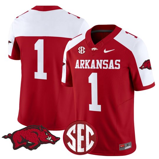 Men's Arkansas Razorbacks 2026 Vapor Limited Jersey - All Stitched