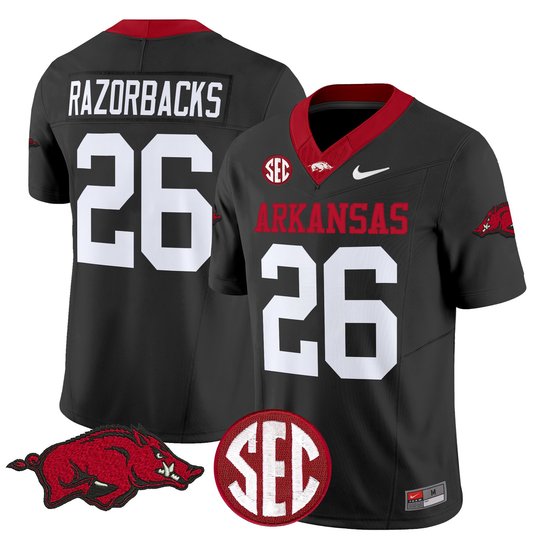 Men's Arkansas Razorbacks 2026 Vapor Limited Jersey - All Stitched