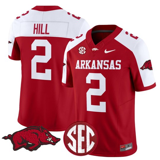 Men's Arkansas Razorbacks 2026 Vapor Limited Jersey - All Stitched