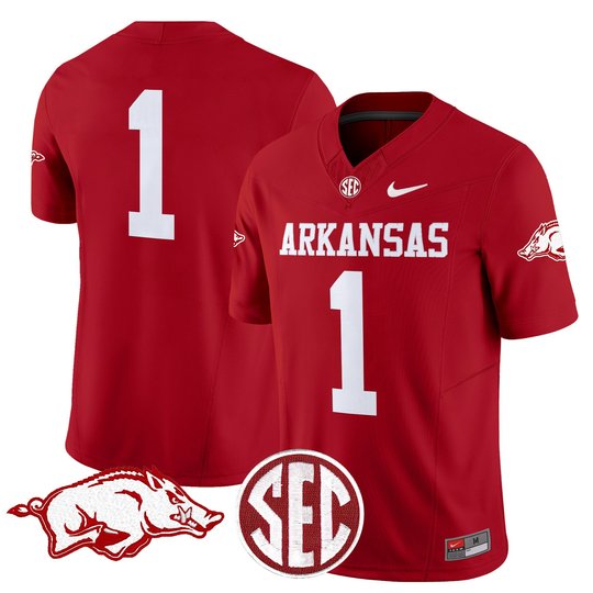 Men's Arkansas Razorbacks 2026 Vapor Limited Jersey - All Stitched