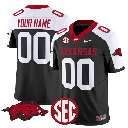 Arkansas Razorbacks 2026 Vapor Limited Custom Jersey - All Stitched