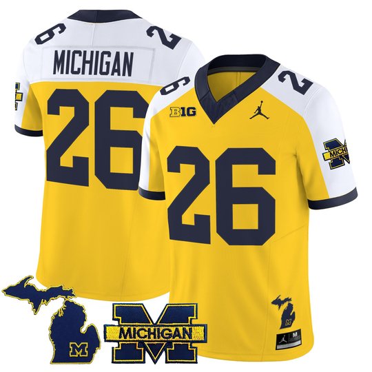 Men's Michigan Wolverines 2026 Vapor Limited Jersey - All Stitched